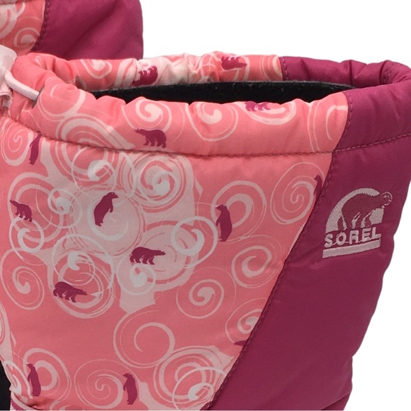 Sorel Cub Pink Winter Snow Moisture Wicking Boots size 6 - Picture 8 of 14